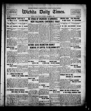 Primary view of object titled 'Wichita Daily Times. (Wichita Falls, Tex.), Vol. 4, No. 194, Ed. 1 Saturday, December 24, 1910'.
