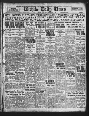 Wichita Daily Times (Wichita Falls, Tex.), Vol. 17, No. 48, Ed. 1 Sunday, July 1, 1923