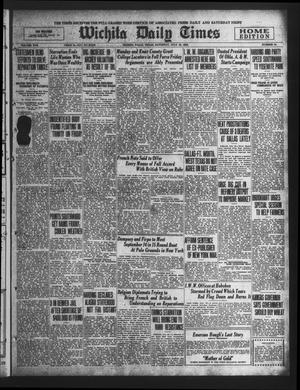 Wichita Daily Times (Wichita Falls, Tex.), Vol. 17, No. 75, Ed. 1 Saturday, July 28, 1923