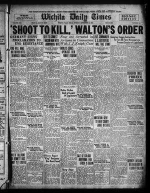 Wichita Daily Times (Wichita Falls, Tex.), Vol. 17, No. 134, Ed. 1 Tuesday, September 25, 1923