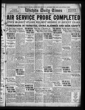 Wichita Daily Times (Wichita Falls, Tex.), Vol. 19, No. 157, Ed. 1 Saturday, October 17, 1925