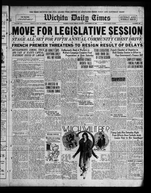 Wichita Daily Times (Wichita Falls, Tex.), Vol. 19, No. 193, Ed. 1 Sunday, November 22, 1925