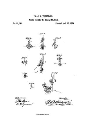 Improvement in Needle-Threaders for Sewing-Machines. - The Portal to Texas  History