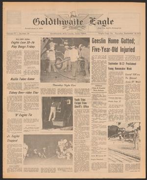 The Goldthwaite Eagle (Goldthwaite, Tex.), Vol. 77, No. 24, Ed. 1 Thursday, September 20, 1973
