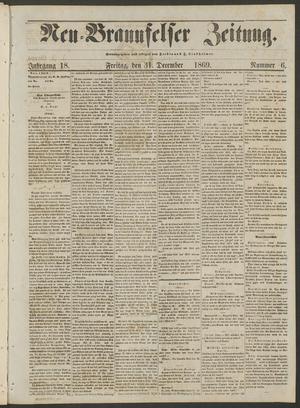 Neu-Braunfelser Zeitung. (New Braunfels, Tex.), Vol. 18, No. 6, Ed. 1 Friday, December 31, 1869
