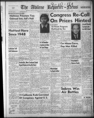 The Abilene Reporter-News (Abilene, Tex.), Vol. 72, No. 50, Ed. 1 Wednesday, August 6, 1952