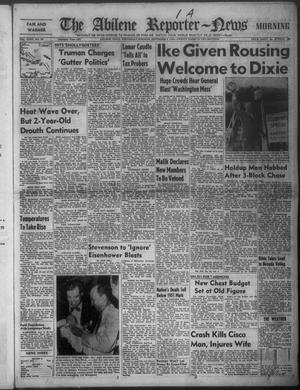 The Abilene Reporter-News (Abilene, Tex.), Vol. 72, No. 78, Ed. 1 Wednesday, September 3, 1952