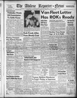 Primary view of object titled 'The Abilene Reporter-News (Abilene, Tex.), Vol. 72, No. 81, Ed. 1 Thursday, October 30, 1952'.