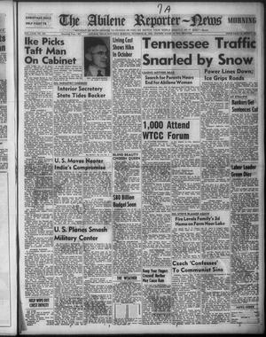 Primary view of object titled 'The Abilene Reporter-News (Abilene, Tex.), Vol. 72, No. 104, Ed. 1 Saturday, November 22, 1952'.