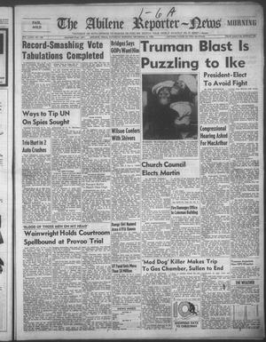The Abilene Reporter-News (Abilene, Tex.), Vol. 72, No. 125, Ed. 1 Saturday, December 13, 1952