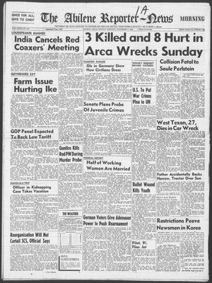 The Abilene Reporter-News (Abilene, Tex.), Vol. 73, No. 139, Ed. 1 Monday, November 2, 1953