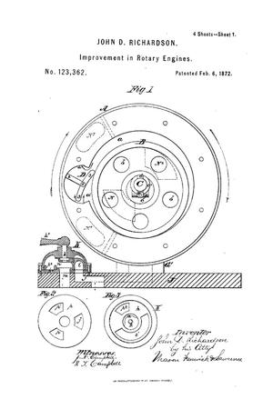 Primary view of object titled 'Improvement in Rotary Engines.'.