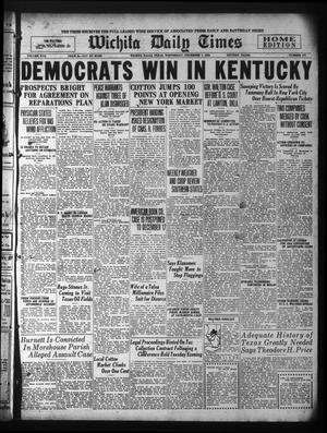 Wichita Daily Times (Wichita Falls, Tex.), Vol. 17, No. 177, Ed. 1 Wednesday, November 7, 1923