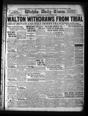 Primary view of object titled 'Wichita Daily Times (Wichita Falls, Tex.), Vol. 17, No. 187, Ed. 1 Saturday, November 17, 1923'.