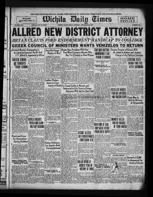 Wichita Daily Times (Wichita Falls, Tex.), Vol. 17, No. 222, Ed. 1 Saturday, December 22, 1923