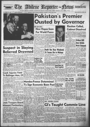 The Abilene Reporter-News (Abilene, Tex.), Vol. 74, No. 128, Ed. 1 Monday, October 25, 1954