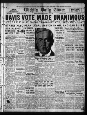 Wichita Daily Times (Wichita Falls, Tex.), Vol. 18, No. 57, Ed. 1 Wednesday, July 9, 1924
