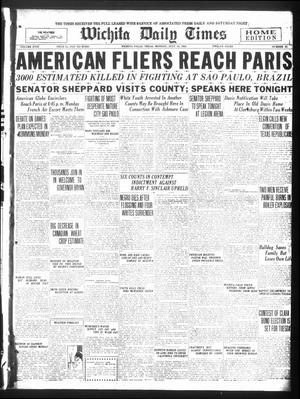 Wichita Daily Times (Wichita Falls, Tex.), Vol. 18, No. 62, Ed. 1 Monday, July 14, 1924