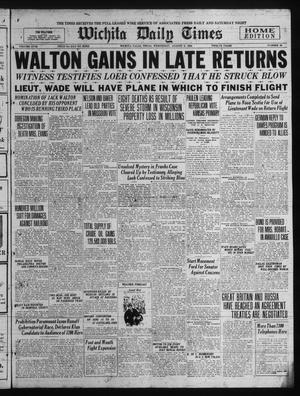 Wichita Daily Times (Wichita Falls, Tex.), Vol. 18, No. 85, Ed. 1 Wednesday, August 6, 1924