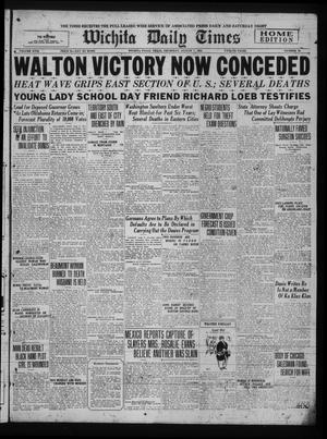 Wichita Daily Times (Wichita Falls, Tex.), Vol. 18, No. 86, Ed. 1 Thursday, August 7, 1924