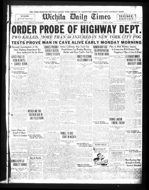 Wichita Daily Times (Wichita Falls, Tex.), Vol. 18, No. 272, Ed. 1 Monday, February 9, 1925