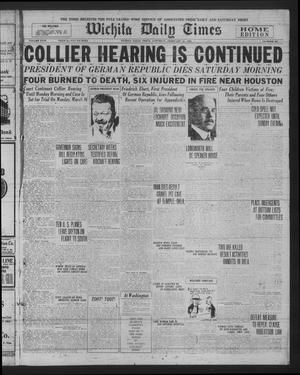 Wichita Daily Times (Wichita Falls, Tex.), Vol. 18, No. 291, Ed. 1 Saturday, February 28, 1925