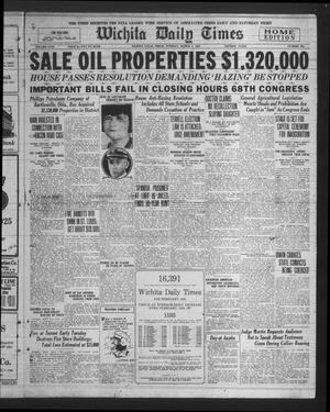 Wichita Daily Times (Wichita Falls, Tex.), Vol. 18, No. 294, Ed. 1 Tuesday, March 3, 1925
