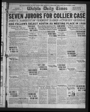 Wichita Daily Times (Wichita Falls, Tex.), Vol. 18, No. 308, Ed. 1 Tuesday, March 17, 1925