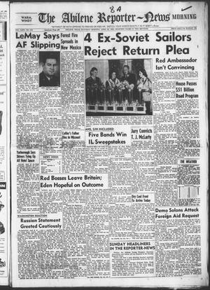 Primary view of object titled 'The Abilene Reporter-News (Abilene, Tex.), Vol. 75, No. 310, Ed. 1 Saturday, April 28, 1956'.