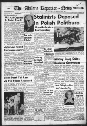 The Abilene Reporter-News (Abilene, Tex.), Vol. 76, No. 127, Ed. 1 Monday, October 22, 1956