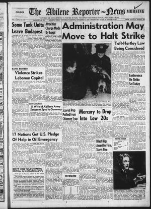 Primary view of object titled 'The Abilene Reporter-News (Abilene, Tex.), Vol. 76, No. 157, Ed. 1 Wednesday, November 21, 1956'.