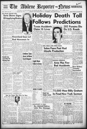 The Abilene Reporter-News (Abilene, Tex.), Vol. 76, No. 336, Ed. 1 Monday, September 2, 1957