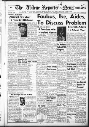 Primary view of object titled 'The Abilene Reporter-News (Abilene, Tex.), Vol. 77, No. 88, Ed. 1 Friday, September 13, 1957'.
