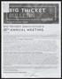Primary view of Big Thicket Bulletin, Number 132, October-December 2016