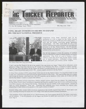 Primary view of object titled 'Big Thicket Reporter, Number 93, May-June 2008'.