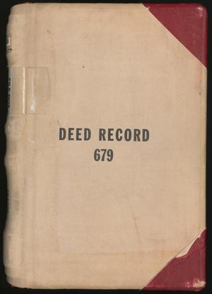Travis County Deed Records: Deed Record 679