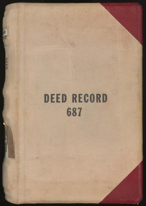 Primary view of Travis County Deed Records: Deed Record 687