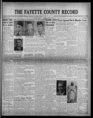 The Fayette County Record (La Grange, Tex.), Vol. 28, No. 49, Ed. 1 Tuesday, April 18, 1950