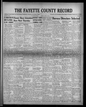 The Fayette County Record (La Grange, Tex.), Vol. 28, No. 50, Ed. 1 Friday, April 21, 1950