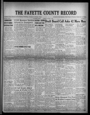 Primary view of object titled 'The Fayette County Record (La Grange, Tex.), Vol. 28, No. 79, Ed. 1 Tuesday, August 1, 1950'.