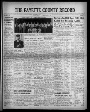 The Fayette County Record (La Grange, Tex.), Vol. 28, No. 94, Ed. 1 Friday, September 22, 1950