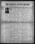 Thumbnail image of item number 1 in: 'The Fayette County Record (La Grange, Tex.), Vol. 28, No. 97, Ed. 1 Tuesday, October 3, 1950'.