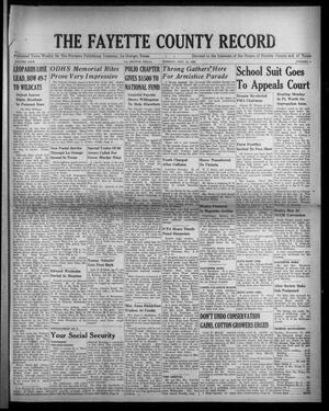 The Fayette County Record (La Grange, Tex.), Vol. 29, No. 4, Ed. 1 Tuesday, November 14, 1950