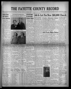 The Fayette County Record (La Grange, Tex.), Vol. 29, No. 7, Ed. 1 Friday, November 24, 1950