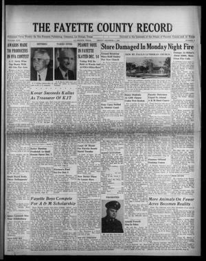 Primary view of object titled 'The Fayette County Record (La Grange, Tex.), Vol. 29, No. 9, Ed. 1 Friday, December 1, 1950'.