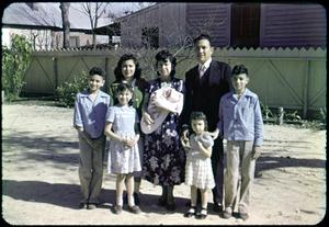 [Photograph of Reverend R.M. Armendariz and Family]