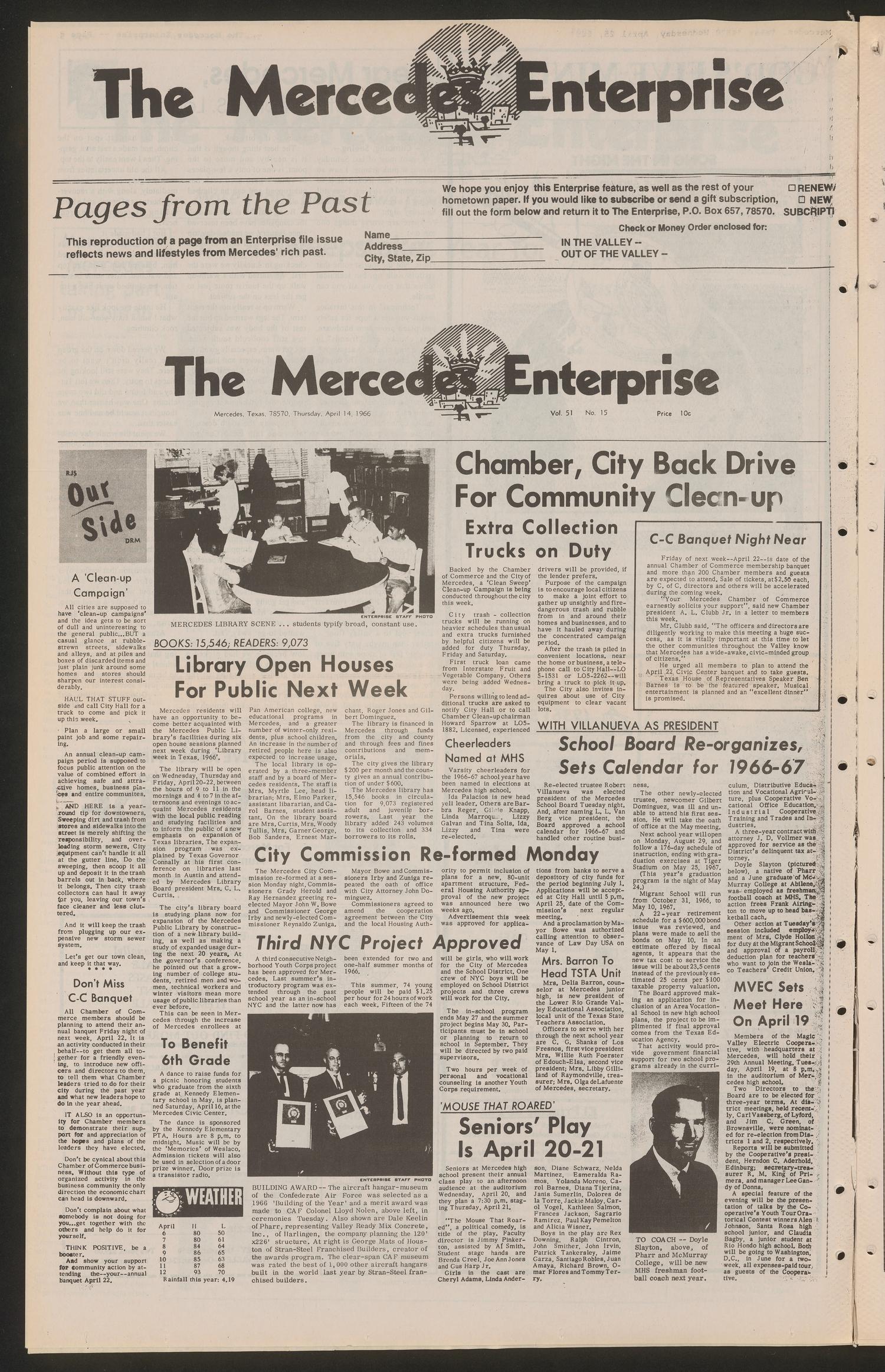 The Mercedes Enterprise (Mercedes, Tex.), Vol. 95, No. 17, Ed. 1 Wednesday, April 25, 2007
                                                
                                                    [Sequence #]: 4 of 70
                                                