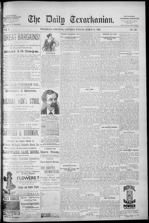 The Daily Texarkanian. (Texarkana, Ark.), Vol. 10, No. 184, Ed. 1 Saturday, March 31, 1894