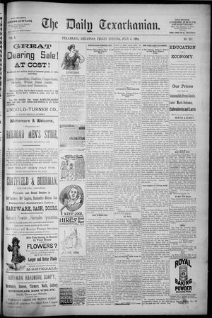 The Daily Texarkanian. (Texarkana, Ark.), Vol. 10, No. 257, Ed. 1 Friday, July 6, 1894