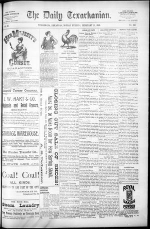 The Daily Texarkanian. (Texarkana, Ark.), Vol. 11, No. 150, Ed. 1 Monday, February 11, 1895